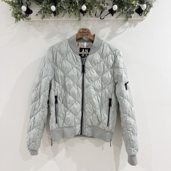 Alp N Rock Jackets & Blazers - Alp-N-Rock Metro II Bomber Jacket Gray Medium Women’s